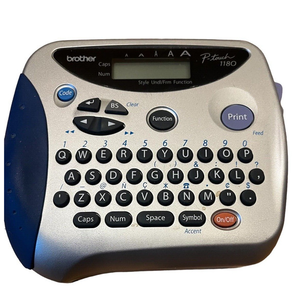 Brother P-Touch 1180 Label Maker Printer Tested and Works! Multiple Fonts - Picture 3 of 3